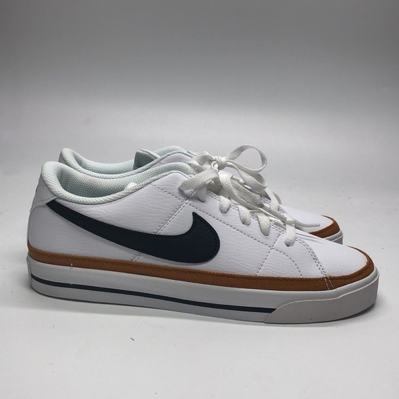 Mens Court Legacy Men Sneaker White/Desert Ochre/Black DH3162-100 NWOB - Picture 2 of 5